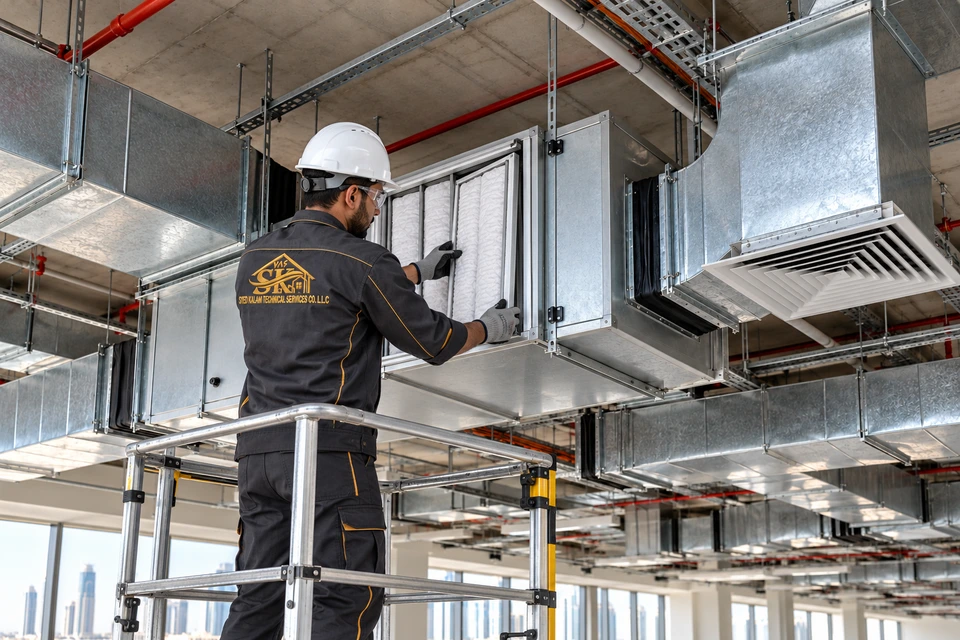 Air Conditioning &mdash; illustrative service scene